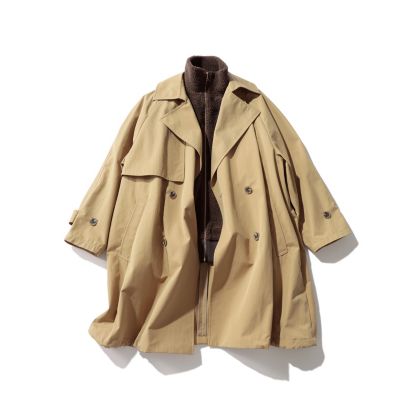 suadeo(スアデオ)のボアブルゾン付き3WAYトレンチコート通販 | 集英社