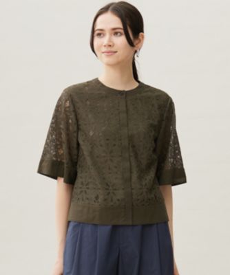 自由区(ジユウク)のフラワータイルレース ブラウス通販 | 集英社HAPPY