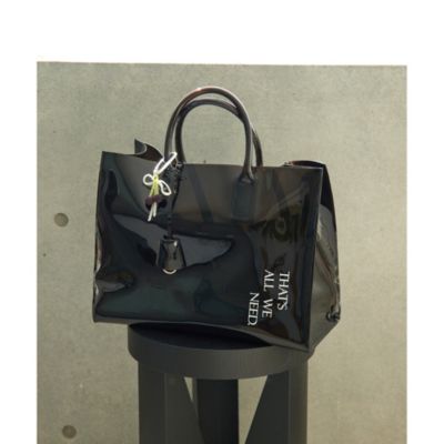 Whim Gazette(ウィム ガゼット)の【Hoaw.】PVC トートバッグ通販