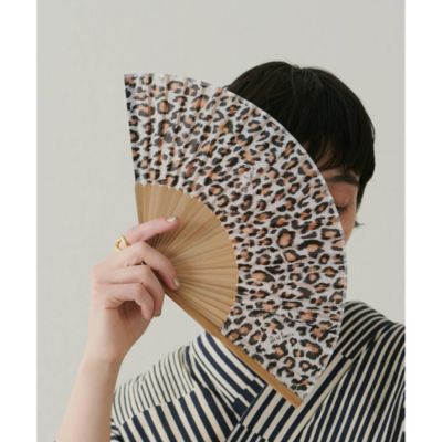 Whim Gazette(ウィム ガゼット)のレオパード扇子通販 | 集英社HAPPY