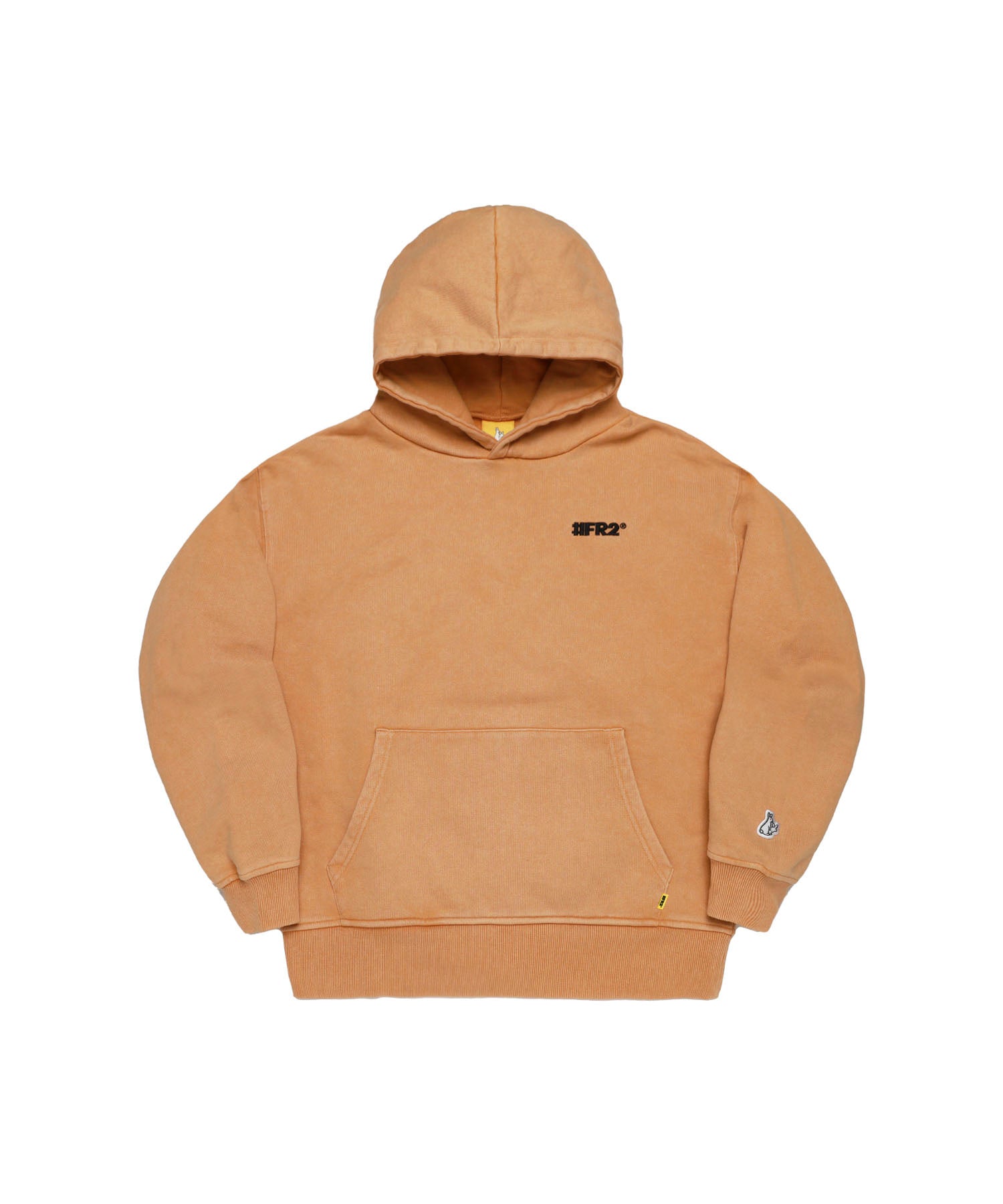 Acid Wash Embroidery Paisley Hoodie – #FR2