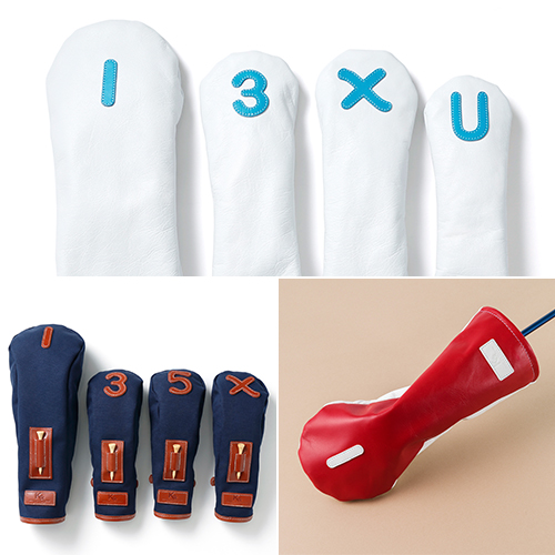 小山ゴルフバック製作所】K& HC-Mit 総革ヘッドカバーセット | 藤巻百貨店