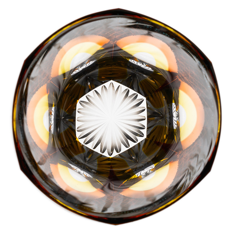 大阪切子 安田ガラス工房】切子盃「一天」 | 藤巻百貨店