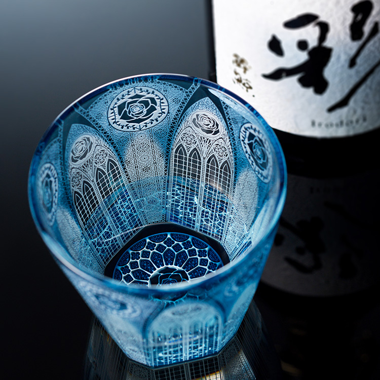 椎名切子（GLASS-LAB）】薔薇の大聖堂 | 藤巻百貨店