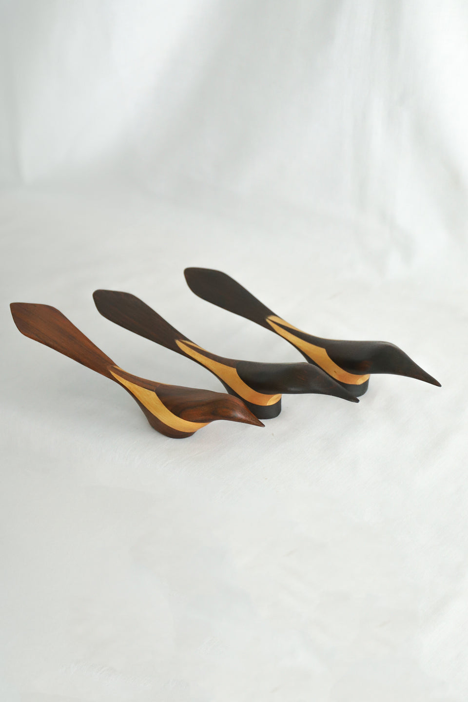 デンマークヴィンテージ 鳥の置物 木製オブジェ 北欧雑貨/Danish