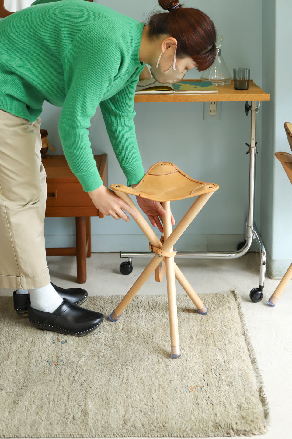 ノルマーク ハンティングチェア 折りたたみスツール デンマーク