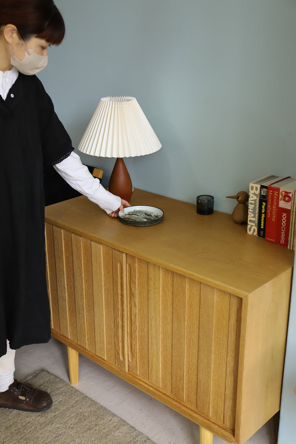 ハンス・J・ウェグナー キャビネット オーク材 デンマークヴィンテージ