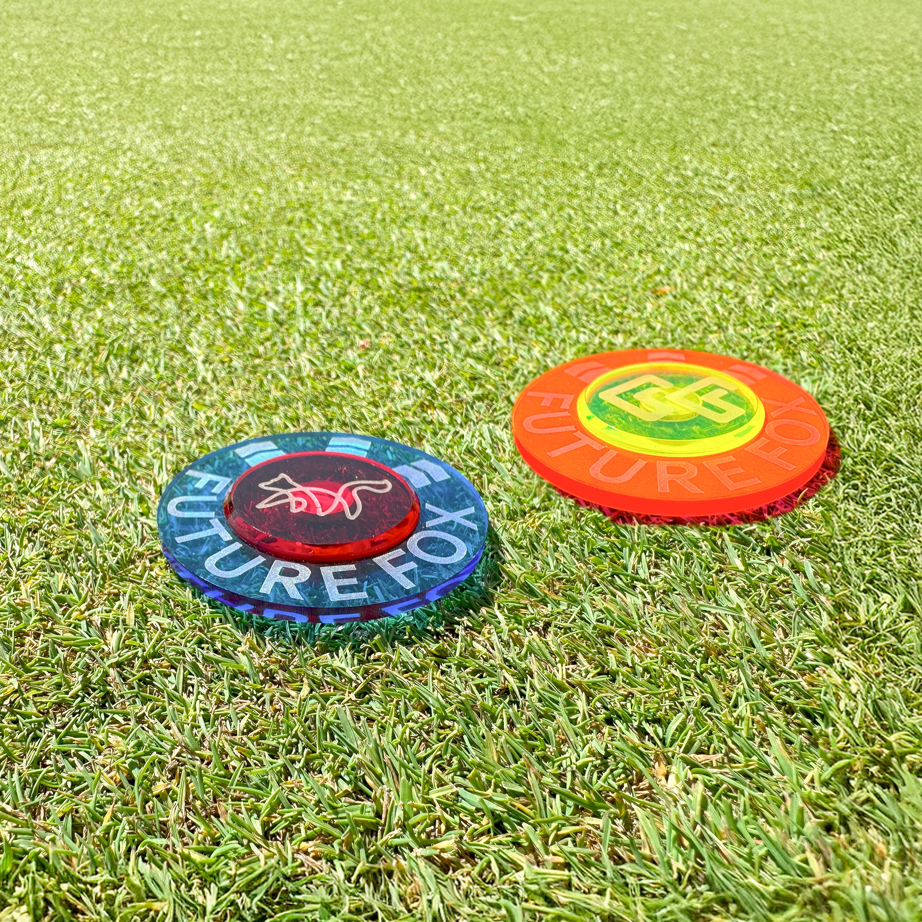 FUTURE FOX ゴルフマーカー グリーンマーカー 直径5cm マグネット付き