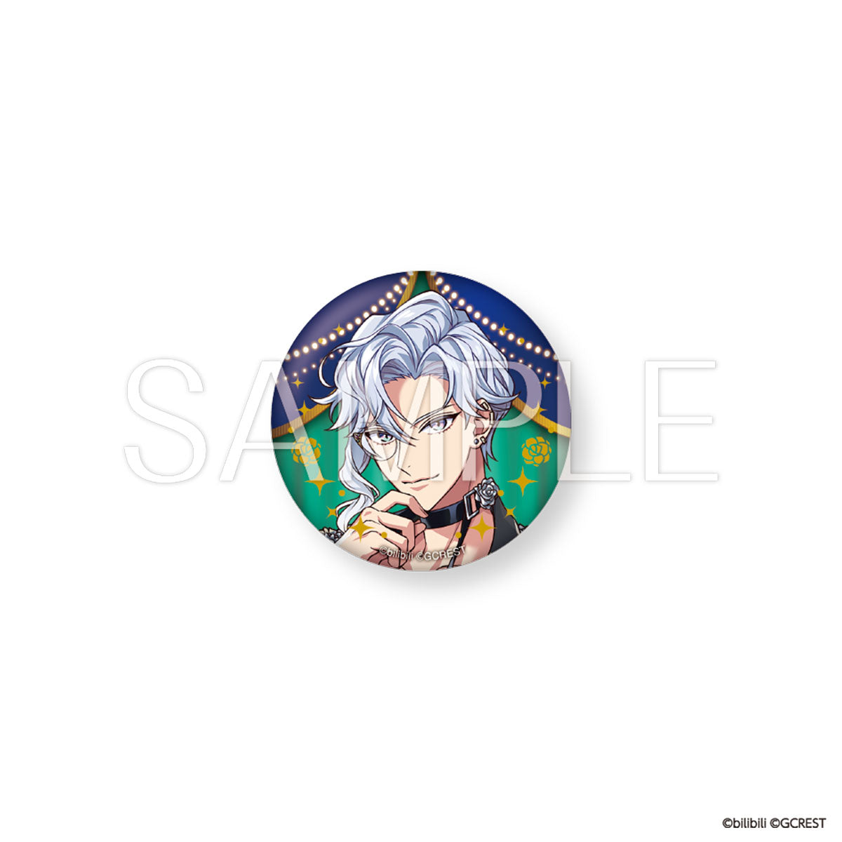 夢職人と忘れじの黒い妖精 スポットライトの下の君へ 箔押し缶バッジ