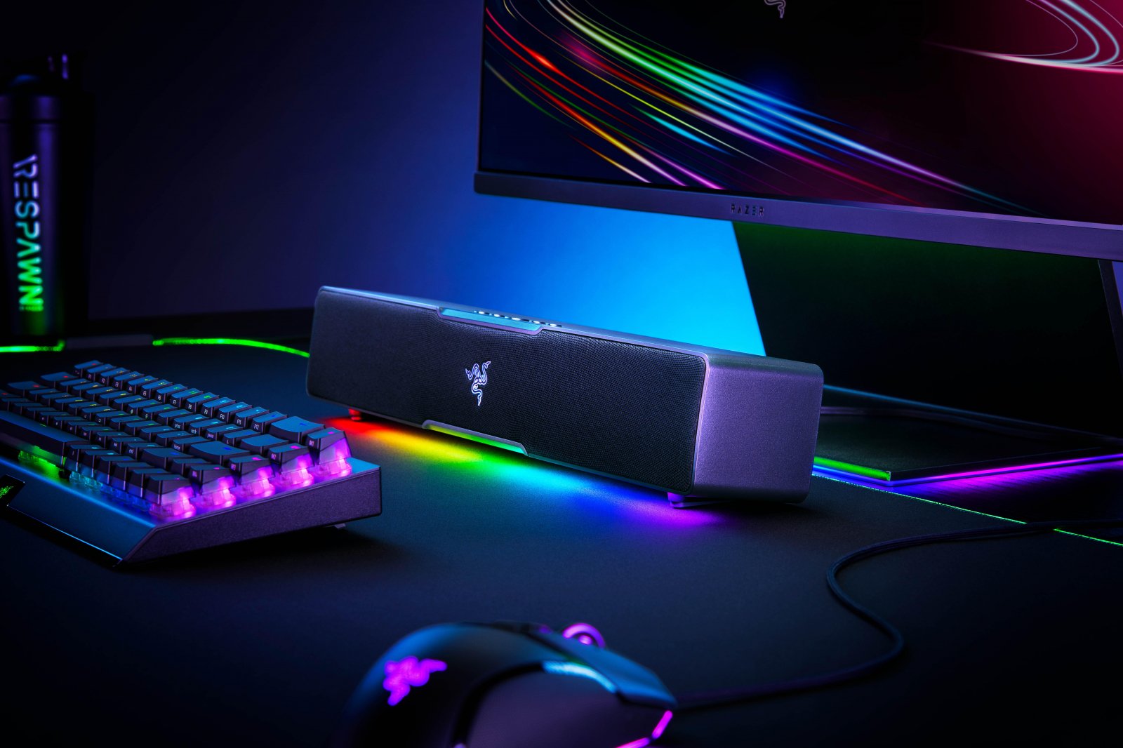 Razerよりモニター下に収まるコンパクトなサウンドバー最新機種「Razer