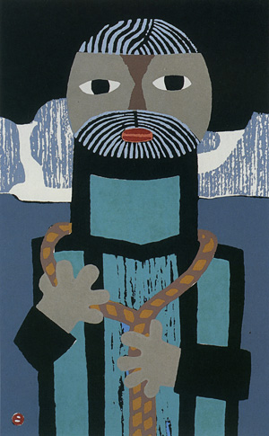 山の版画家 畦地梅太郎展 - ザイル 1957年