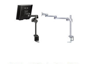 PC周辺機器 MODERNSOLID 液晶モニターアーム 水平多関節アーム 2段2列