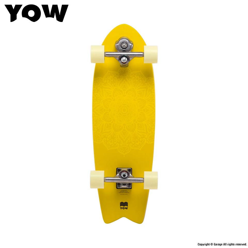 YOW SURFSKATE HUNTINGTON 30 x 9.5 x 17 スケートボード(スケボー