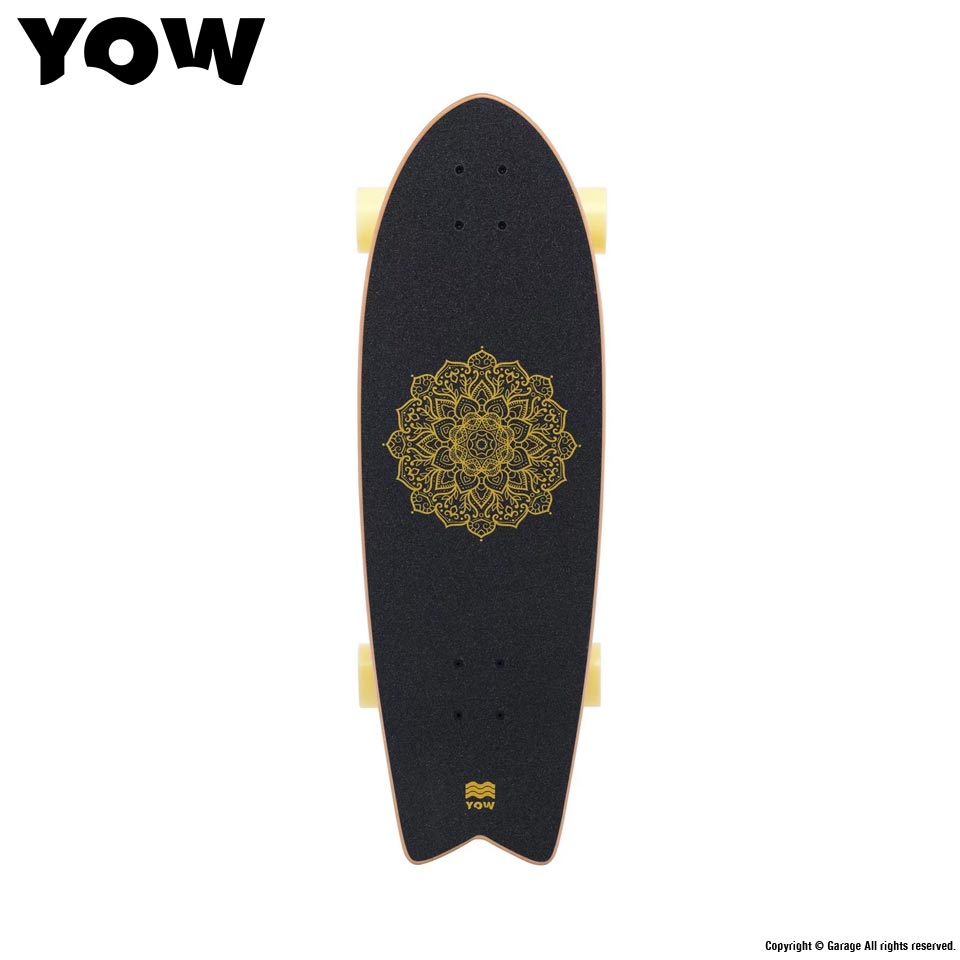 YOW SURFSKATE HUNTINGTON 30 x 9.5 x 17 スケートボード(スケボー