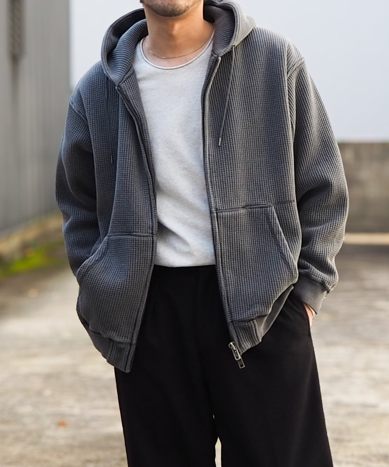 EGO TRIPPING エゴトリッピング / WARBBLE ワッフルパーカー ファー