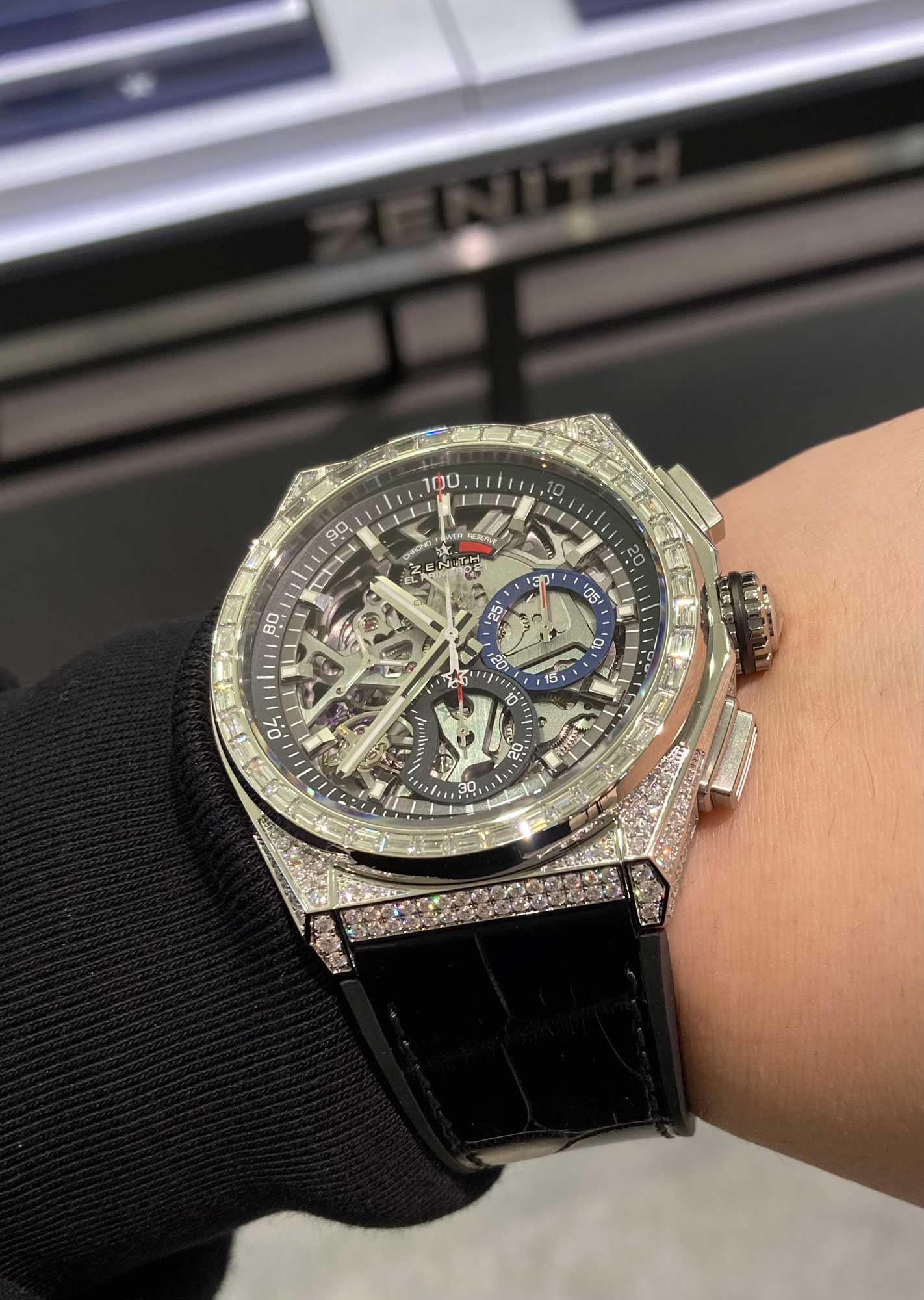 New] Zenith Defy El Primero 21 229003900472R585 skeleton Silver