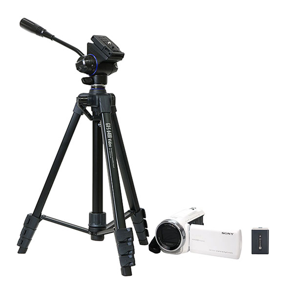 パナソニック デジタルビデオカメラ HC-V495M ブラック 三脚＆予備