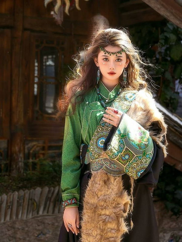 Qoo10] 高級 チベット 民族 衣装 女性 正装