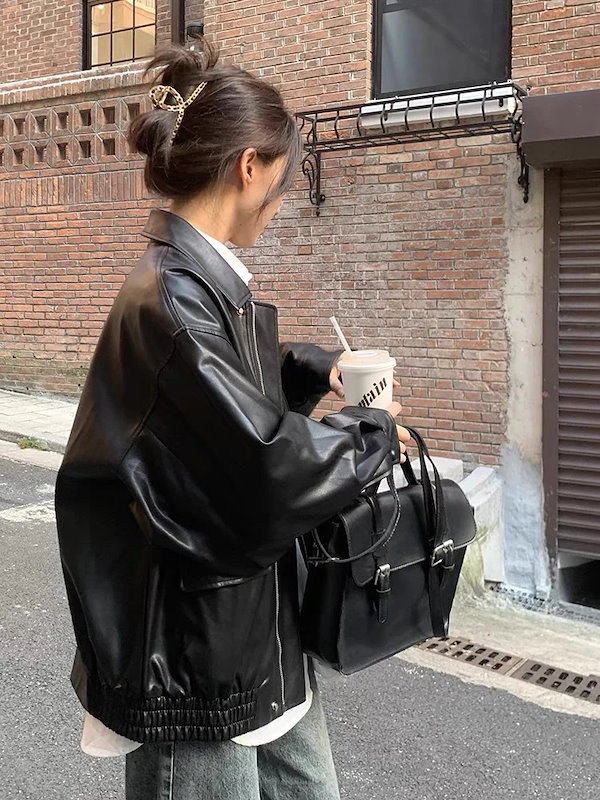 Qoo10] 人気の新作 発売ライダースジャケット P