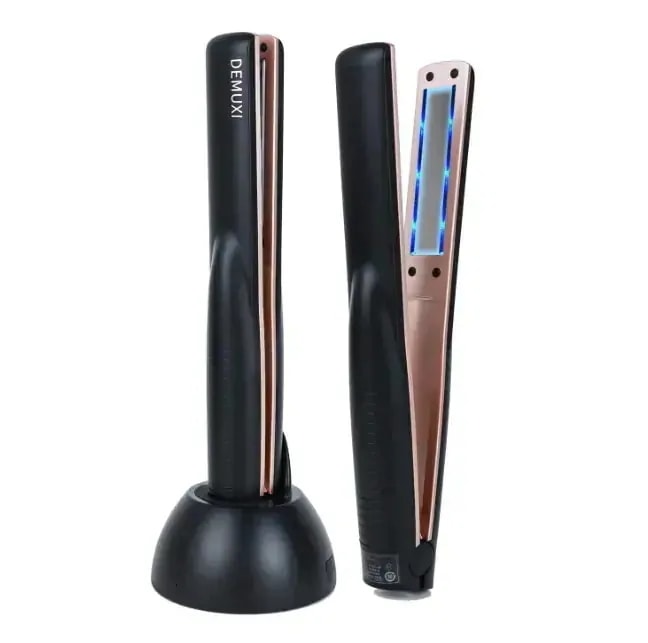 Qoo10] DEMUXI 正規品 超音波アイロン 超音波ヘアトリー : 美容・健康家電