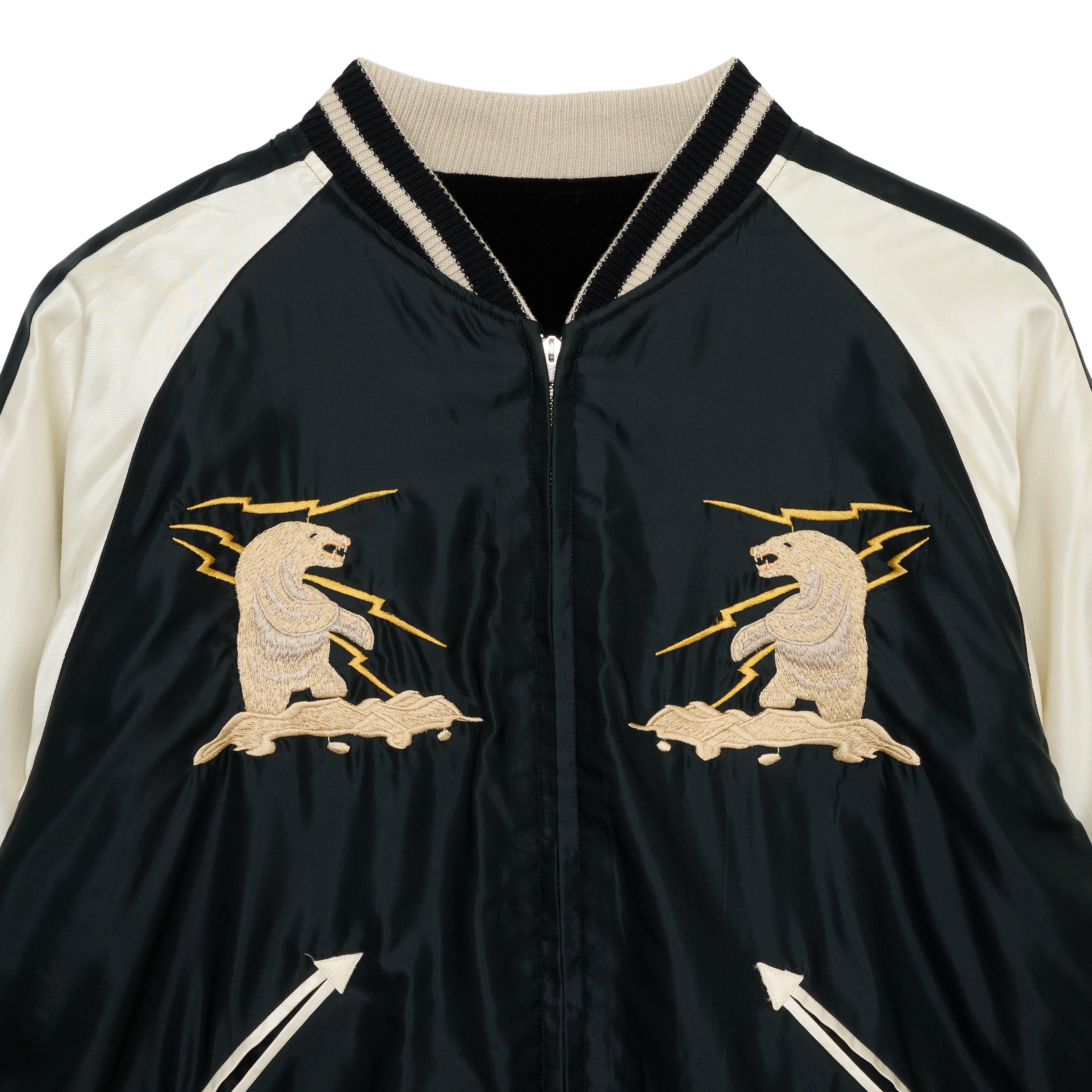 TAILOR TOYO X GDC】Velveteen × Acetate Souvenir Jacket “PHOENIX” × “AL