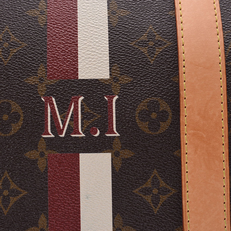 ルイヴィトンモノグラムモン キーポル55 バンドリエール イニシャル