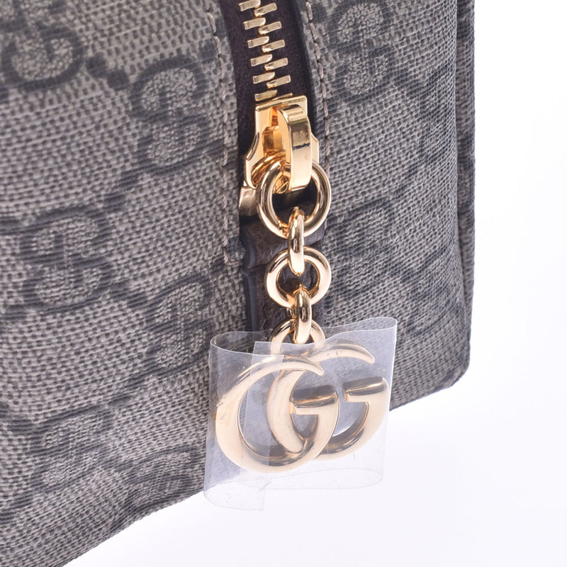 グッチオフィディア コスメポーチ ベージュ×ブラウン系 レディース