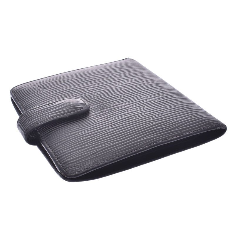 ルイヴィトンポルトビエコンパクト 14127 ノワール メンズ エピレザー