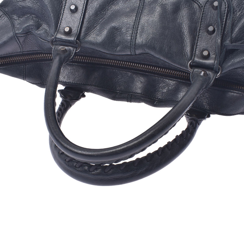 バレンシアガザ ウィークエンダー 黒 ユニセックス ハンドバッグ