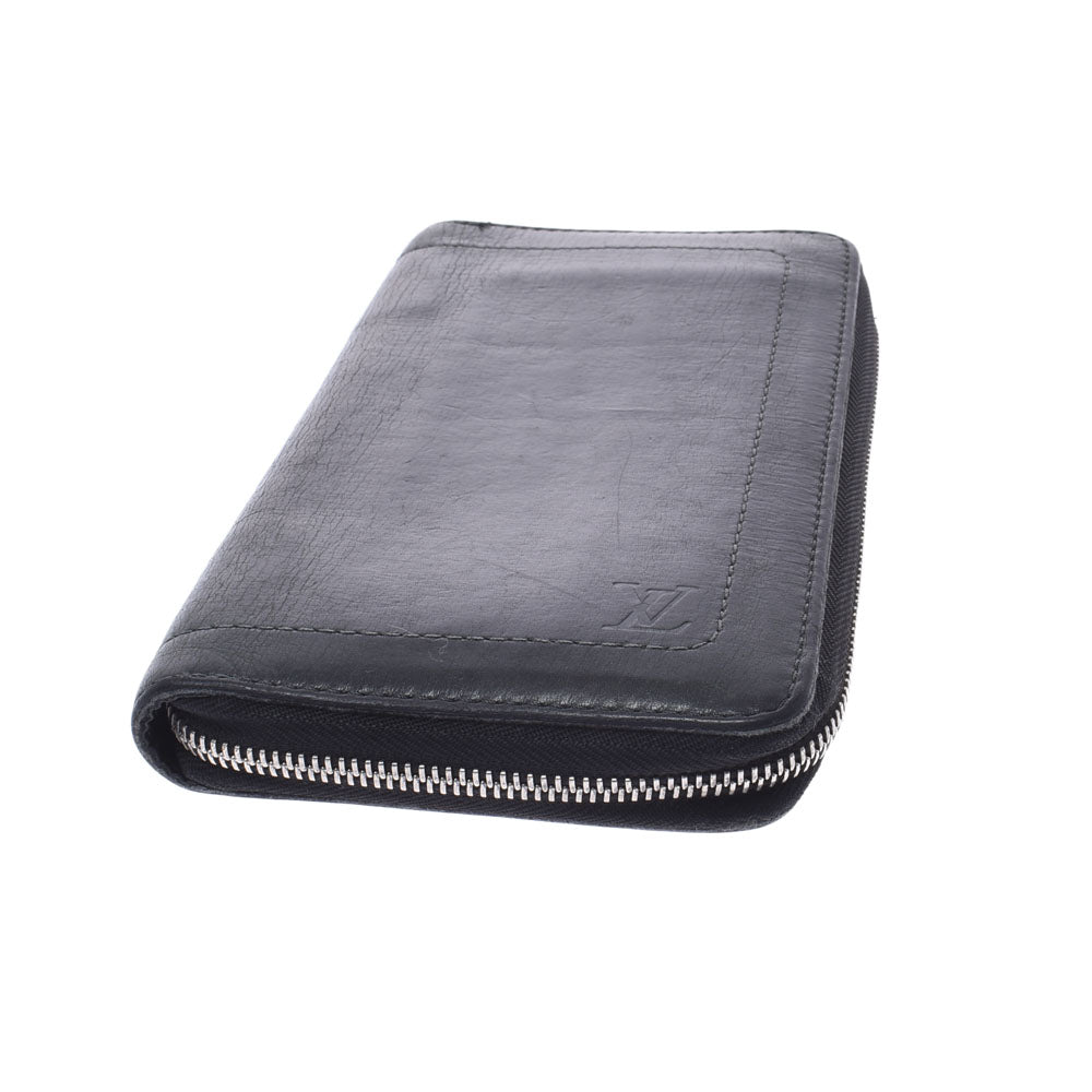 ルイヴィトンユタ ジッピーオーガナイザー バサルト メンズ レザー 二