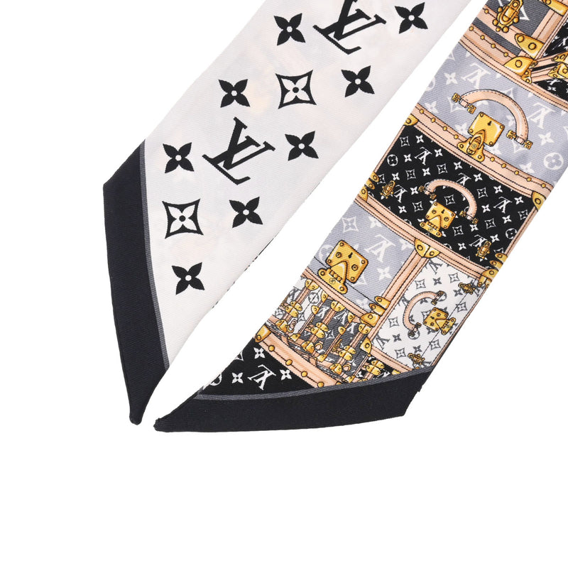ルイヴィトンバンドー BB レッツ ゴー 黒/白 レディース スカーフ