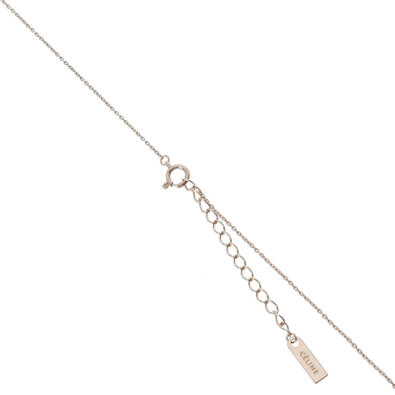 セリーヌロゴネックレス レディース K18イエローゴールド ネックレス