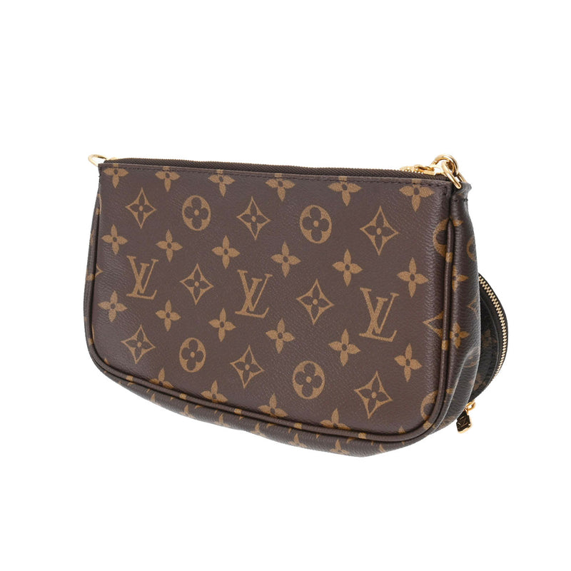 ルイヴィトンミュルティ ポシェット アクセソワール 14145 カーキ