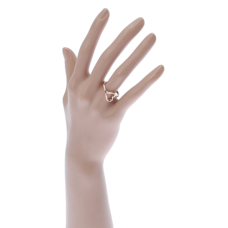 ティファニーオープンハート リング レディース K18ピンクゴールド