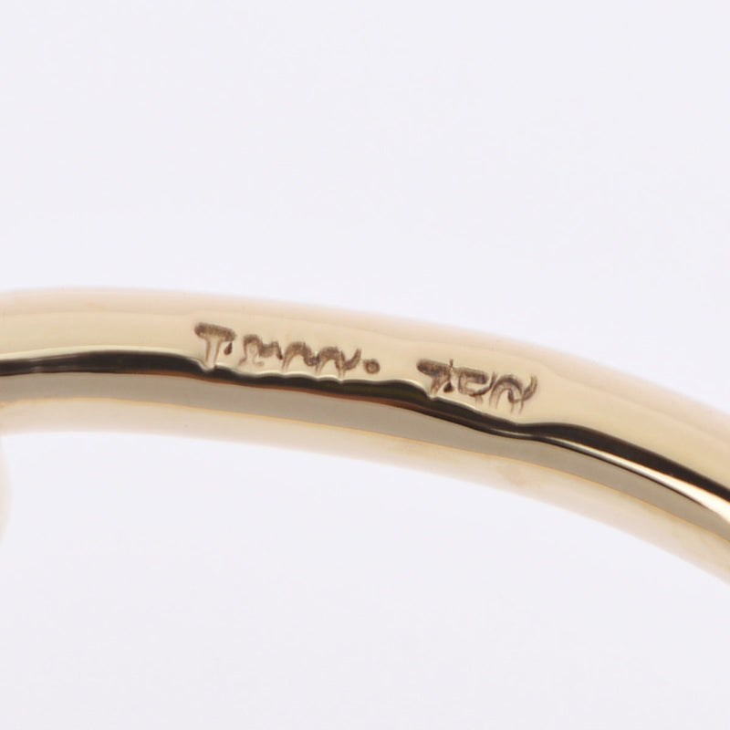 ティファニーフック&アイ リング レディース K18イエローゴールド