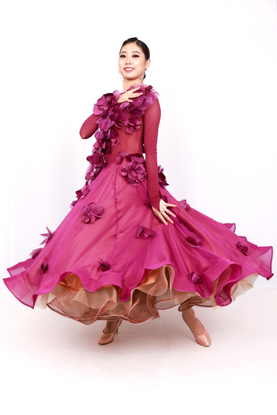 社交ダンス スタンダードドレス タカダンス サイズM 【公式通販】