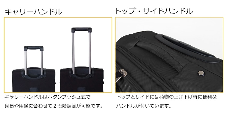 アウトレット品 TOMAXソフトキャリーケース・Mサイズ スーツケース