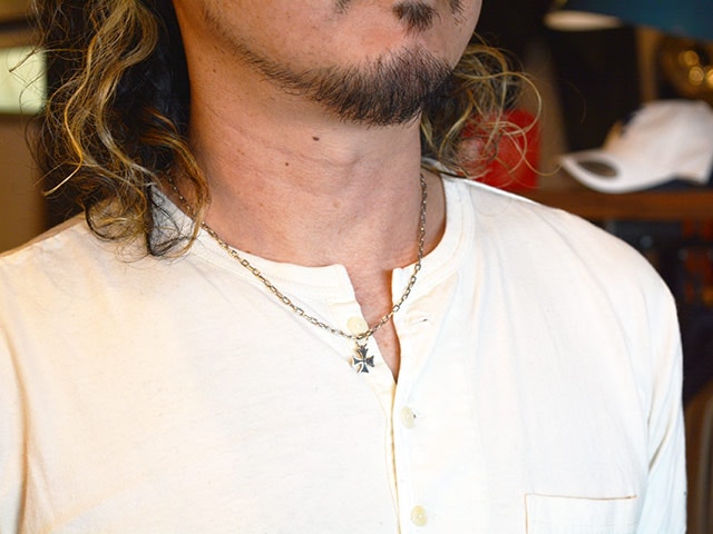 全2種【RED TAiL/レッドテイル】「Extra Small Cross×Necklace Chain