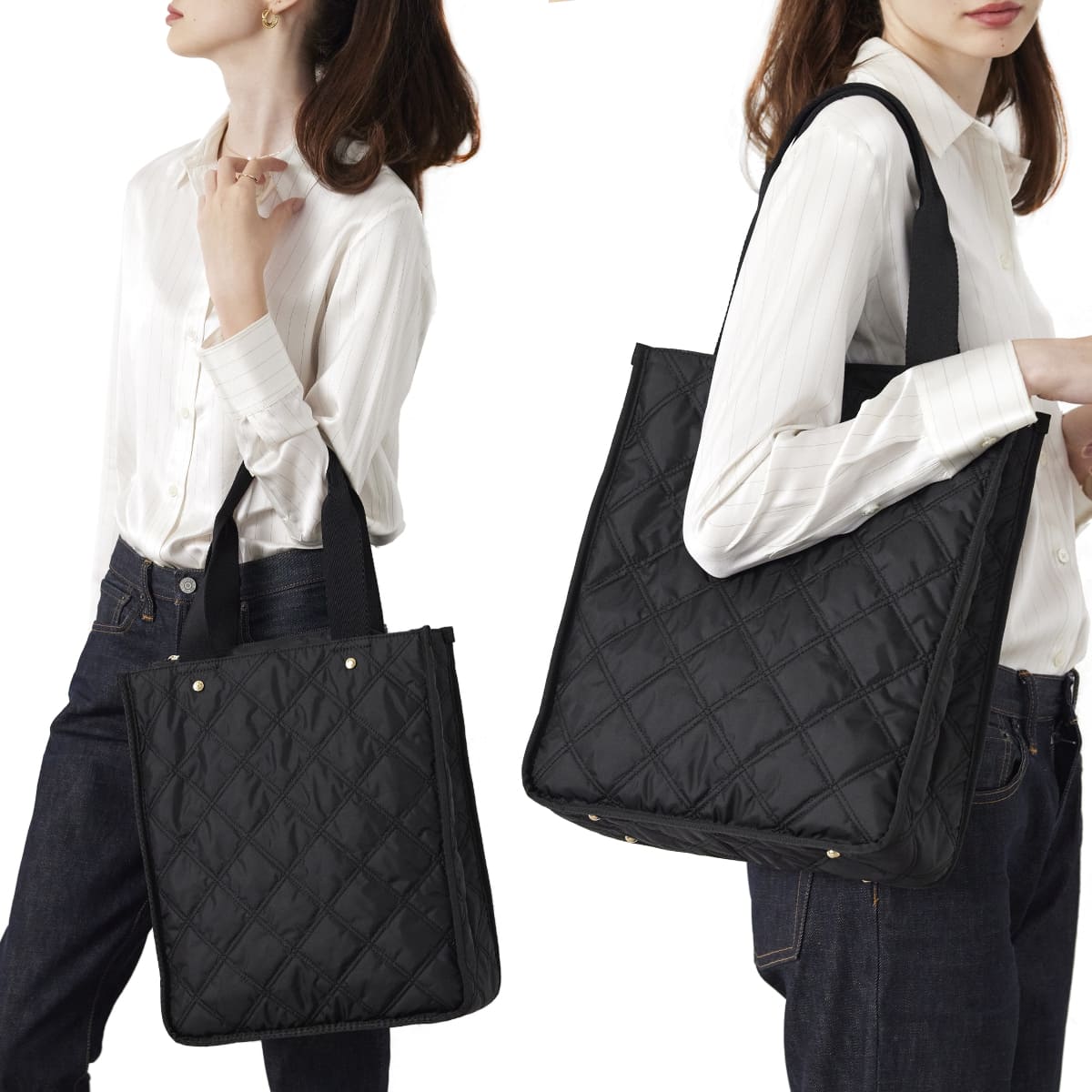 在庫限り】オンライン限定 トートバッグ キルティド・チャーム 4OB