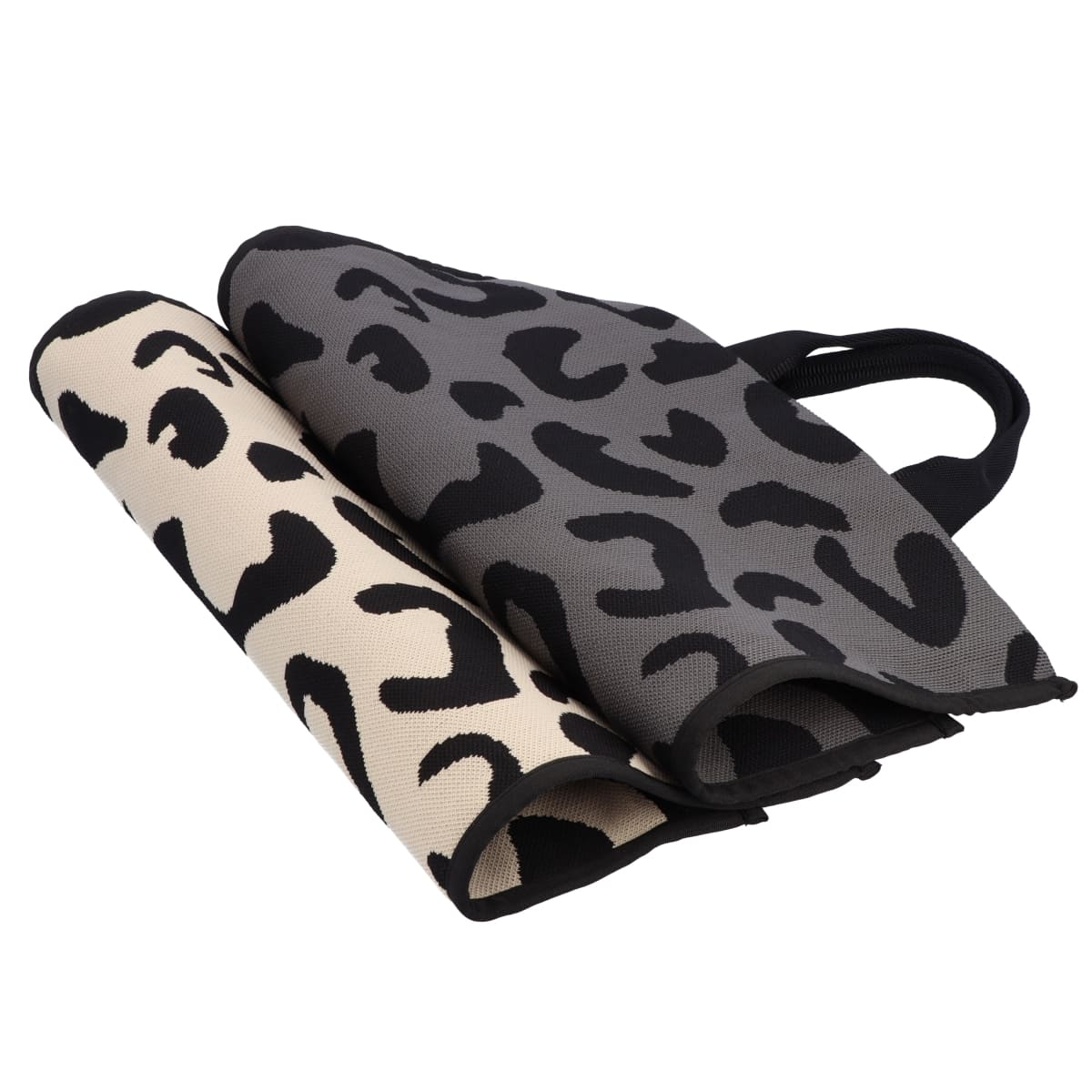 ニット・トートバッグ ジャーナル・レオパード 3WB-JP210