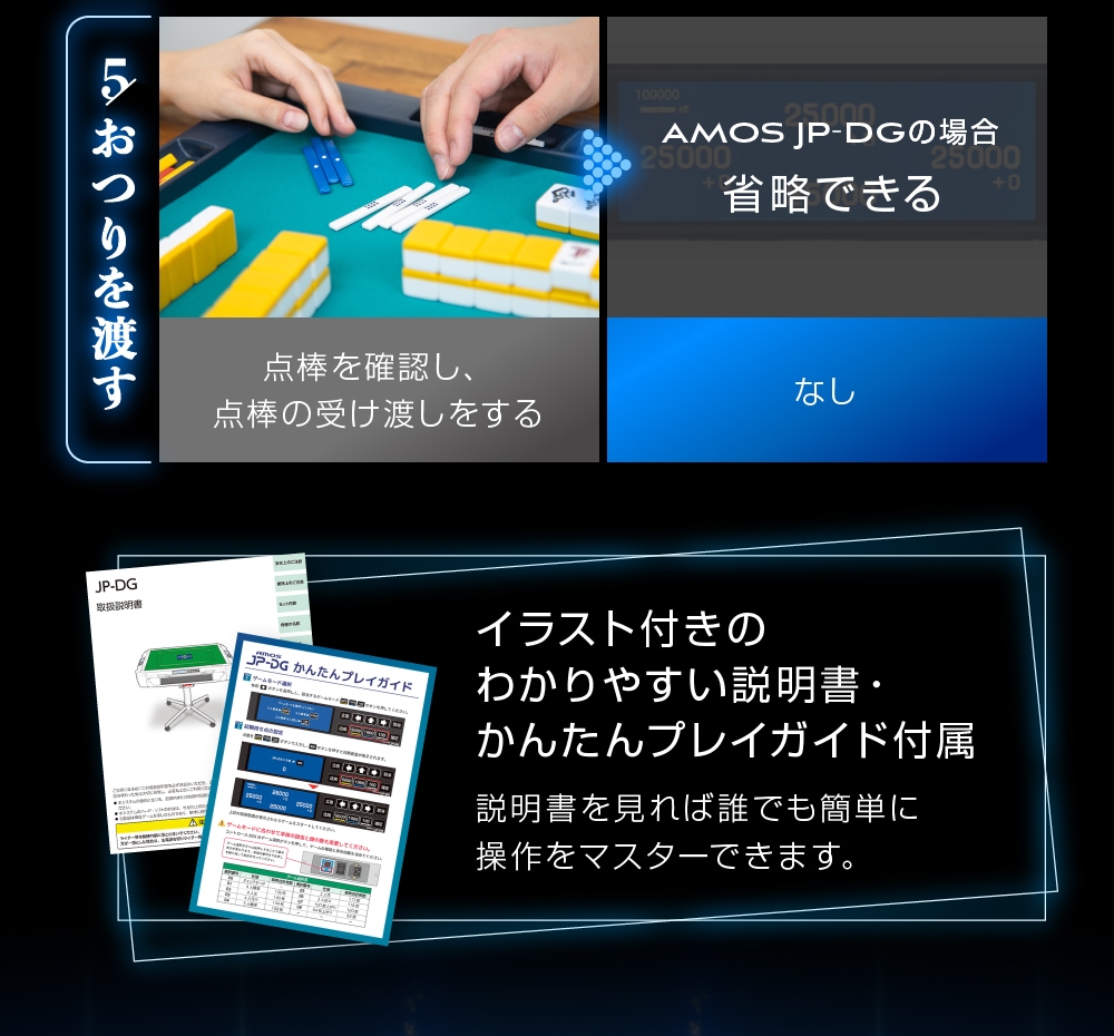 家庭用全自動麻雀卓 AMOS JP-DG 座卓兼用脚タイプ | AMOS公式ショップ