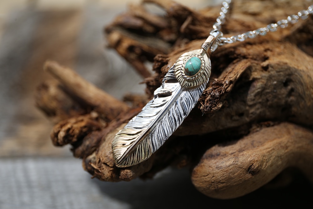 アリゾナフリーダム ターコイズ 18K ペンダント アリゾナフリーダム