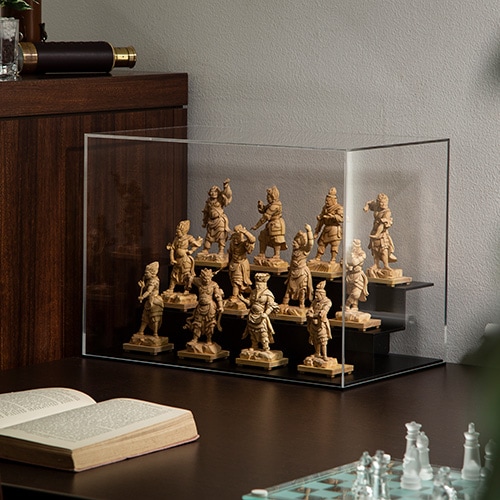 仏像】アクリルケース ひな壇付き 極小仏十二神将立像用 | 展示ケース