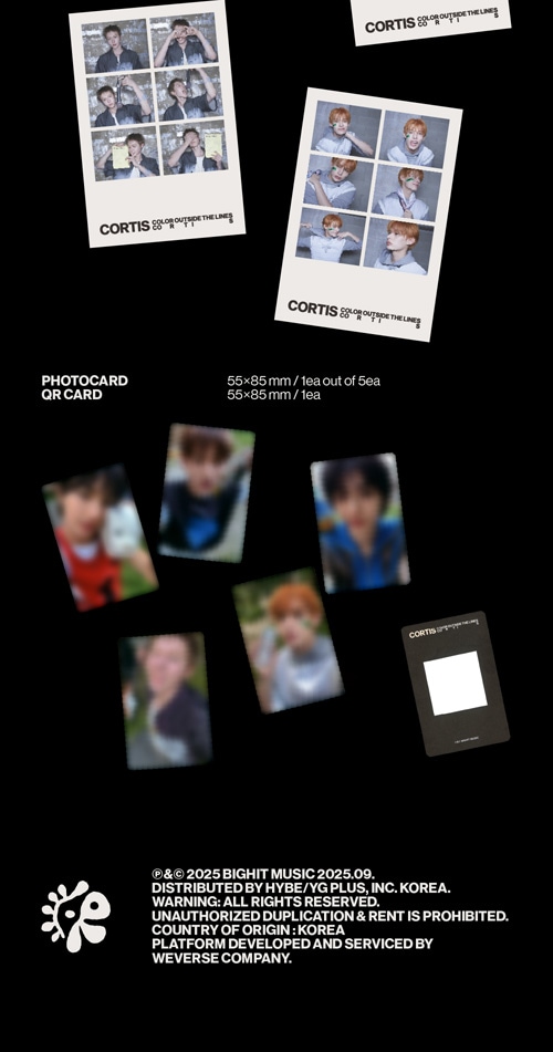 2種セット] 韓国音楽 CORTIS (コルティス) - 1st EP 「COLOR OUTSIDE