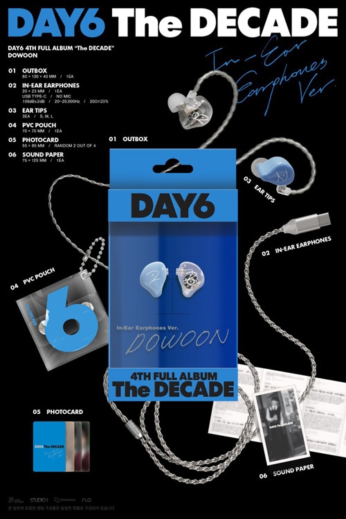 4種セット] 韓国音楽 DAY6 (デイシックス) - 4集 「The DECADE」 In