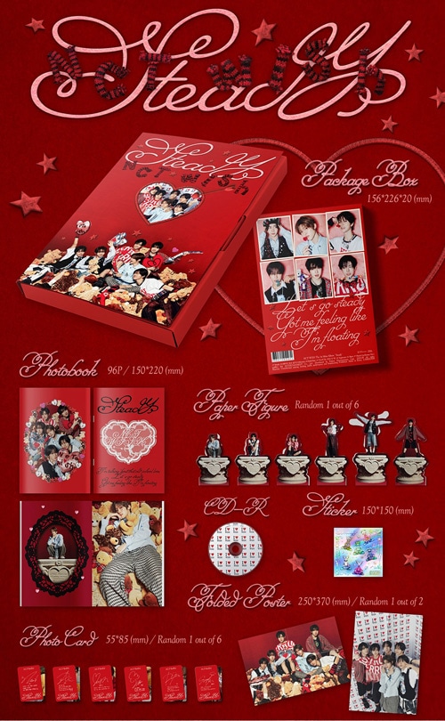 2種セット] 韓国音楽 NCT WISH - 1stミニアルバム 「Steady