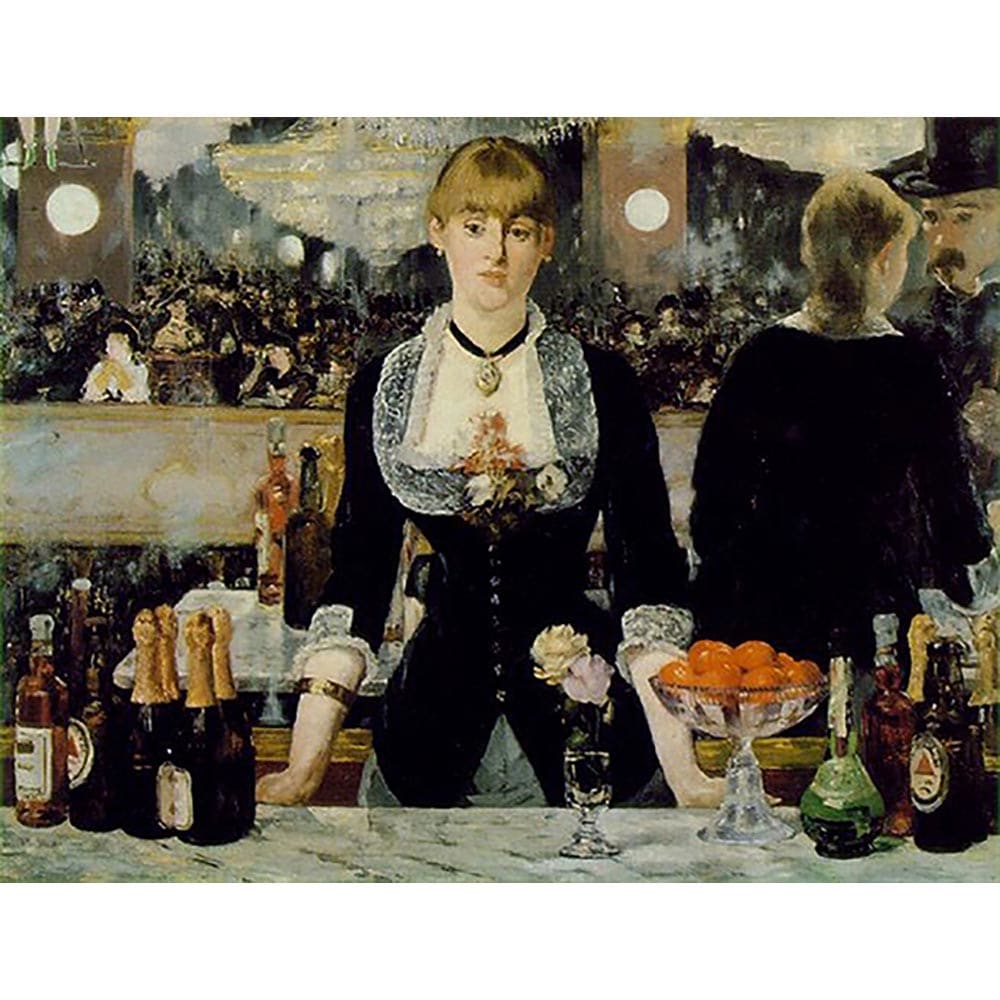 フォリー・ベルジェールのバー 【8号】 エドゥアール・マネ 【 額縁が