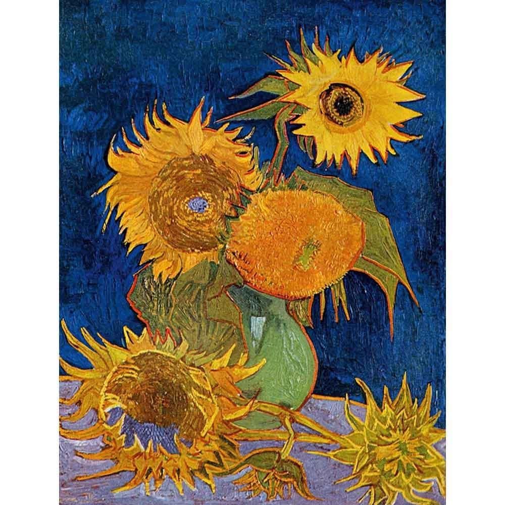 5本のひまわり 【10号】 フィンセント・ファン・ゴッホ 【 額縁が