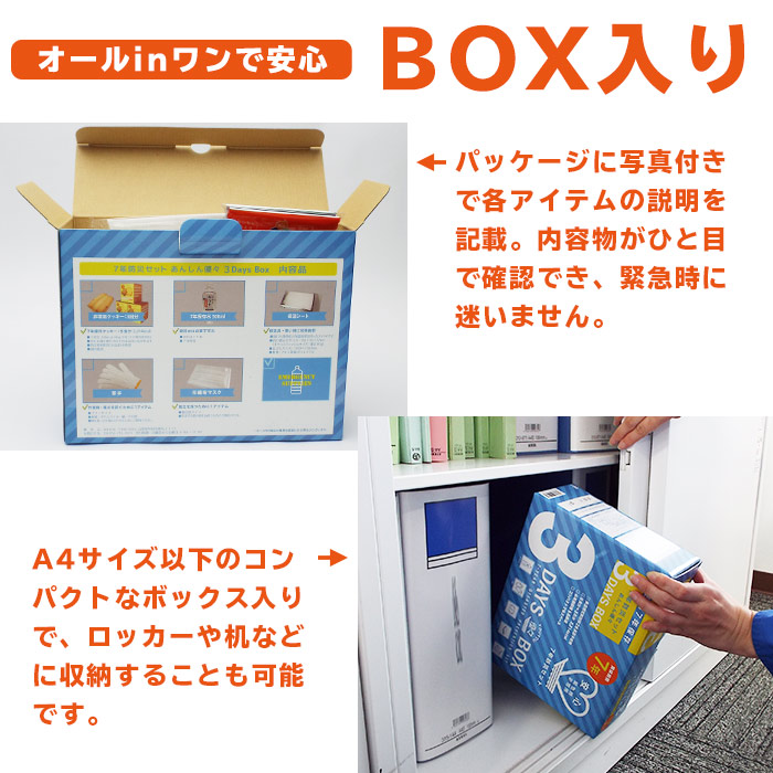 あんしん優々3DaysBox 3日分セット ｜ あんしんの殿堂 防災館