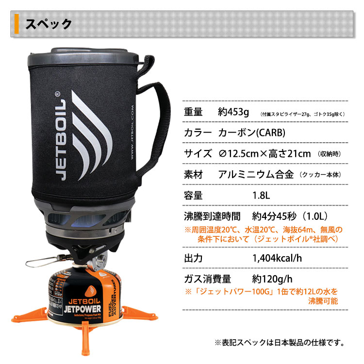 JETBOIL スモー SUMO ジェットボイル #1824382 ｜ あんしんの殿堂 防災館